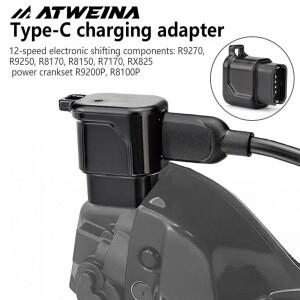 시마노 12S Di2 전자 변속기 R9200 R8100 R7150용 컴팩트 휴대용 고속 USB-C 자전거 충전기 어댑터 사이클