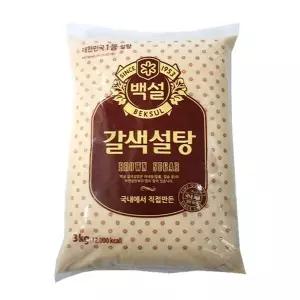 [하프클럽/오티마트]씨제이 갈색설탕 3KG