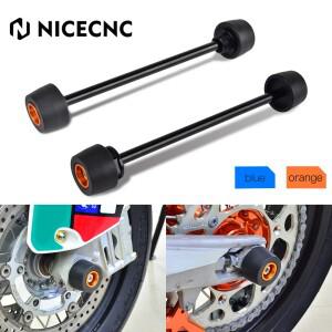 KTM 690 듀크 R SMC 슈퍼모토 허스크바나 701호환용 앞뒤 휠 액슬 포크 충돌 슬라이더 보호대
