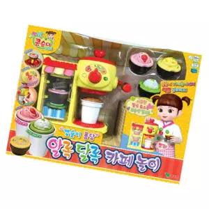 동글동글마켓 콩순이 알록달록 카페놀이 소꿉놀이세트