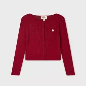 후아유 WHOAU High Gauge Cotton Cable Cardigan WHCKG4821F