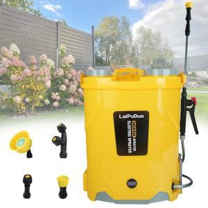 20리터 전동 배낭 분무기 5.3갤런 100PSI 정원 잡초/밭/농업용 (디월트 20V 배터리용 4개 노즐 포함)