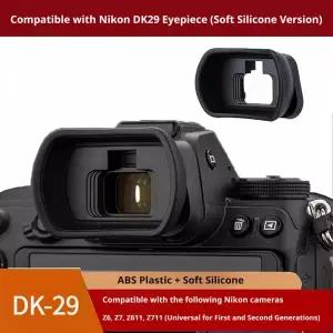 니콘 Z5 Z6 Z7 Z6II Z7II 뷰파인더용 새 소프트 실리콘 DK-29 아이컵 카메라 액세서리 교체용 고무 패드