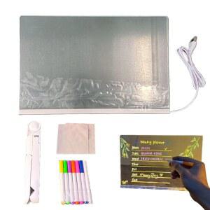 라이트 업 드라이 이레이즈 보드 조명 릴 메시지 글로우 라이팅 USB 플러그 인 결혼식 비즈니스용
