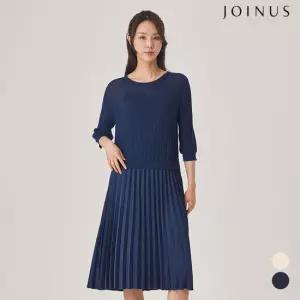 조이너스 7부 니트 플리츠 원피스_JACU4-WSO020