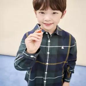 빈폴 키즈 BI6164UE3M 아동 셔츠 유아 헤릿체크 그린 5982445