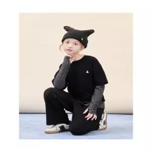 빈폴 키즈 BI5941G055 아동 셔츠 유아 여아 레이어드 티셔츠 블랙 5485161