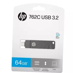 HP 762C OTG USB 3.2 Flash Drives 휴대용 저장장치 USB 메모리 드라이브 64GB