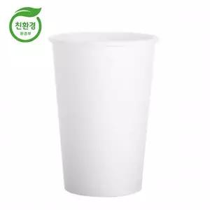테이크아웃 친환경 큰종이컵 390ml 무지 1000개 일회용 커피 13온스