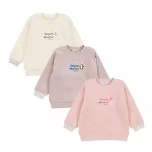 [보리보리/아가방]아가방 겨울 제프데이골벨로아기모맨투맨(IVORY,BEIGE,PINK)_01R751005