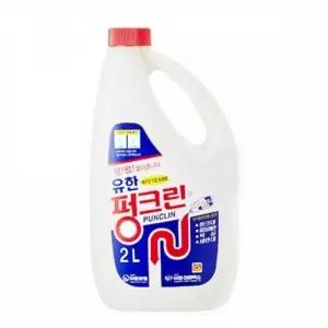 2L 배수구청소 펑크린 한박스 x6개 배관세척제 유한