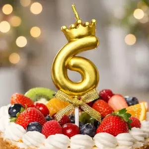 케이크장식 생일토퍼 베이커리소품 왕관 숫자 생일초