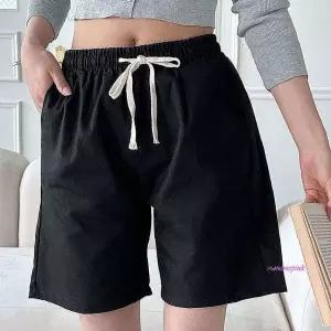 여자 반바지 베이직 4부 캐주얼 밴딩 마 여름 편한 마반바지xyz741