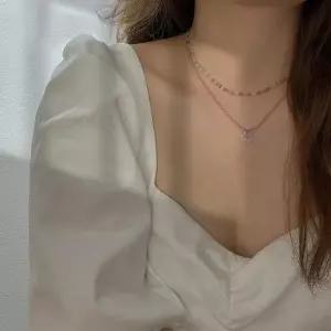 동백이 레인보우 꽃 목걸이 4type 비즈꽃 데이지 구슬 플라워 비즈