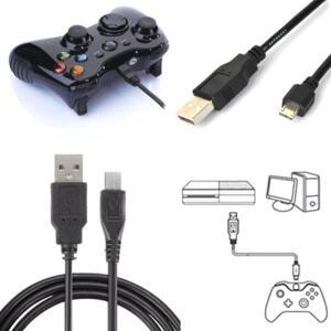 마이크로USB 핸들 조이스틱 컨트롤러 플레이스테이션 4 PS4 호환 게임패드 충전기 충전 케이블 라인 1m 측