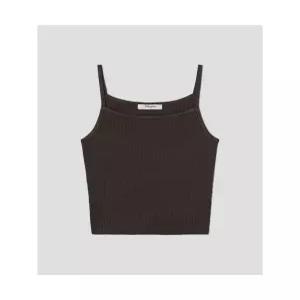 에잇세컨즈 스퀘어넥 슬리브리스 풀오버 브라운 356351WM3D 6183813