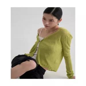 에잇세컨즈 스카시 긴팔 카디건 올리브 35675AWM5J 6896639