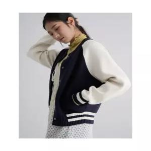 에잇세컨즈 배색 니트 아우터 네이비 35615ACM2R 5945637