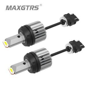 Canbus 1860 칩 자동차 LED 후진등 후미등 후방 주차등, 2x1156 BA15S 7440 W21W T15 921 912, 6000K 화이