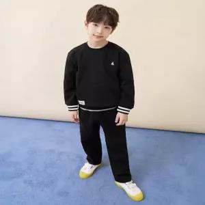 빈폴 키즈 BI6141U115 아동 셔츠 유아 캥거루포켓 스웨트 상하세트 블랙 5982516