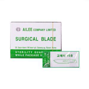 메스날 (Surgical Blade) 10호 100개입 일회용 외과용