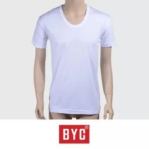[BYC]면100% 백색 무지 남성 반팔 빅사이즈 런닝0051tq