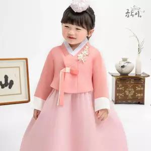 [한복]AW150 여분홍꽃패치 아동한복 여아한복