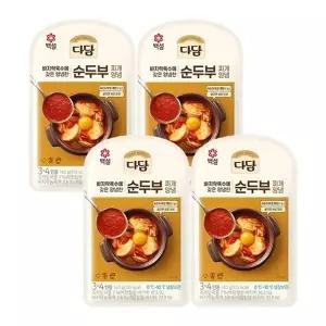 [CJ제일제당][T]백설 다담 순두부찌개양념140g x4개