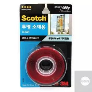 리우미 3M 스카치 폼 양면테이프 투명소재용 CL120 부착 차량 내부