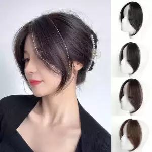 사이드뱅 여우가발 붙임머리 시스루뱅 부분 앞머리가발 피스 여자 긴머리