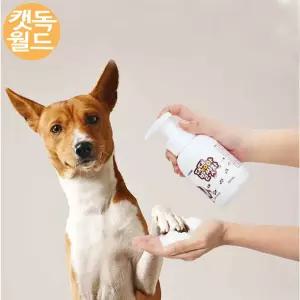 포켄스 고양이세정제 댕댕아발씻자 300ml 반려묘 발바닥보호 피부각질개선 저자극 반려동물 전용성분