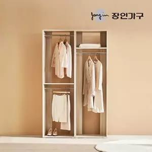 [장인가구](무료) 올리세 E0 드레스룸 시스템 옷장 세트 1200 A (600 2단행거+긴옷행거)
