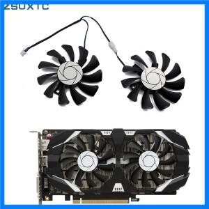 MSI GTX 1050 2GT OC 1050Ti 4GT 그래픽 비디오 카드 냉각 팬 2Pin 용 75MM HA8010H12F-Z GTX1050 GPU 쿨러
