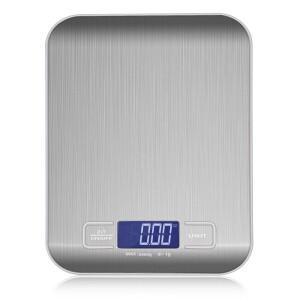 5kg10kg 1g 휴대용 주방 규모 커피 전자 저울 스테인레스 스틸 표면 LCD 백라이트 음식 무게 도구