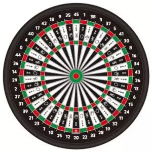 가가 원형 자석다트 로또 920143/선물/장난감/자석/오락실/게임기/다트/미니/게임/어린이/벽걸이/핀/완구