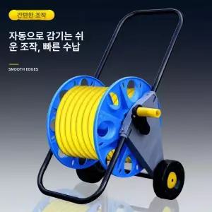 호스 감기는 기계 노업 관수자재 수동 거치대 정리용 롤러 코일 워터릴 권취기 튜브 중간 릴 30m 1 부속품