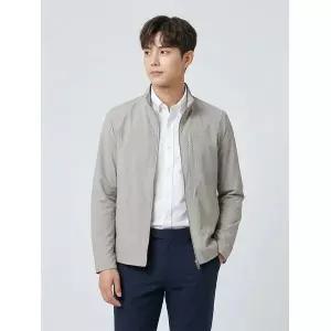 BY파크랜드 보스트로 베이지 스트레치 면혼방 점퍼-M1JJ2210953A1277971