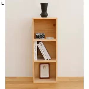 고급 편백나무원목 DIY3단책장 330책장선반 책장수납장 원목책장 DIY책장 조