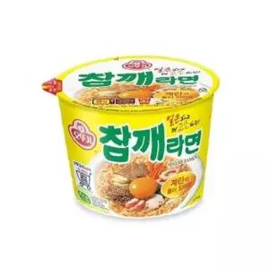 (오뚜기) 참깨라면 큰컵 박스(12개입)