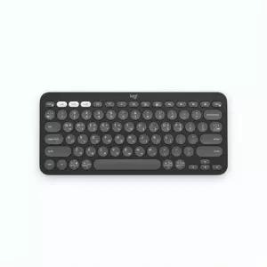 로지텍 K380S 블루투스 무선 키보드 스모키 블랙