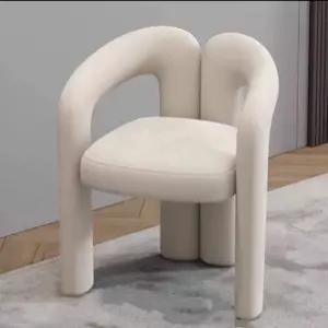 파우더룸 화장대의자 인테리어 스툴 다이닝체어 엔틱 원목 빈티지 메이크업 체어 패브릭