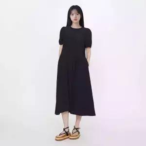 LAP 셔링포인트 깅엄체크 롱 원피스 AS2WO467