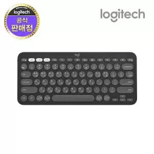 로지텍 블루투스 미니키보드 K380S 로지텍코리아 스모키블랙 4050543