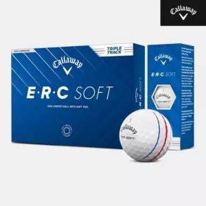2025 캘러웨이 ERC 소프트 트리플트랙 골프볼[남여공용][화이트][3피스/12알]
