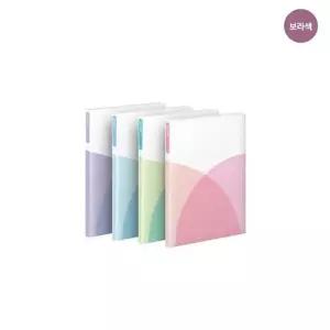 문화 20P JS200-7 보라 젤리소프트 포켓클리어북/문구/사무/탕비/생활/리빙/오피스/클리어파일/바인더