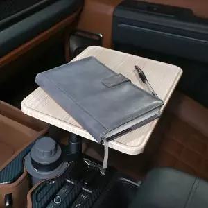 [차덕후]우드 차량용 테이블 식탁 트레이 차량