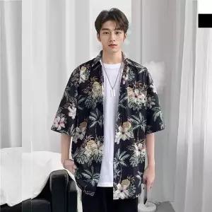 [셀러허브][짝꿍닷컴] 2컬러 남성 썸머 바캉스 반팔 셔츠 DJJ-1005 (S49778501)
