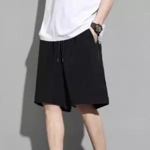 와이드 편한 버뮤다팬츠 쿨바지 여름 통바지 쿨링 아이스 밴딩 남성 5부 반바지
