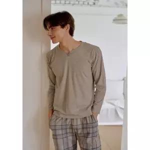 비너스 면 스판 9부상의 하의 남성실내복 파자마 잠옷바지 이지웨어 [VEVP3854M]