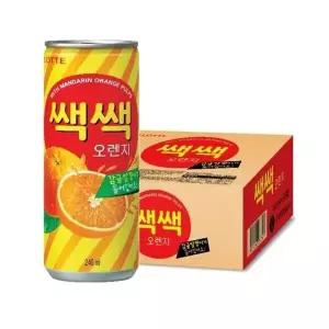 롯데 쌕쌕 오렌지 240ml x 30